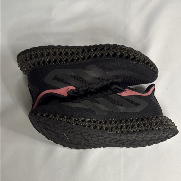 adidas Women's Black and Pink Running Shoes - Picture 5 of 7